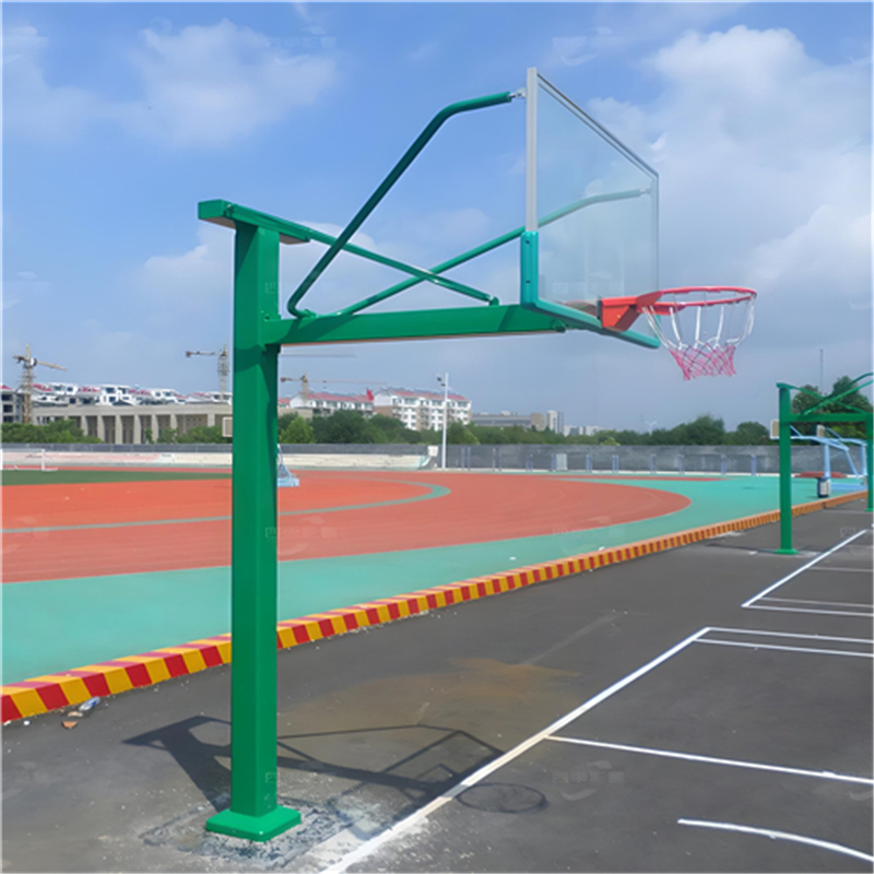 How to install an outdoor fixed basketball hoop