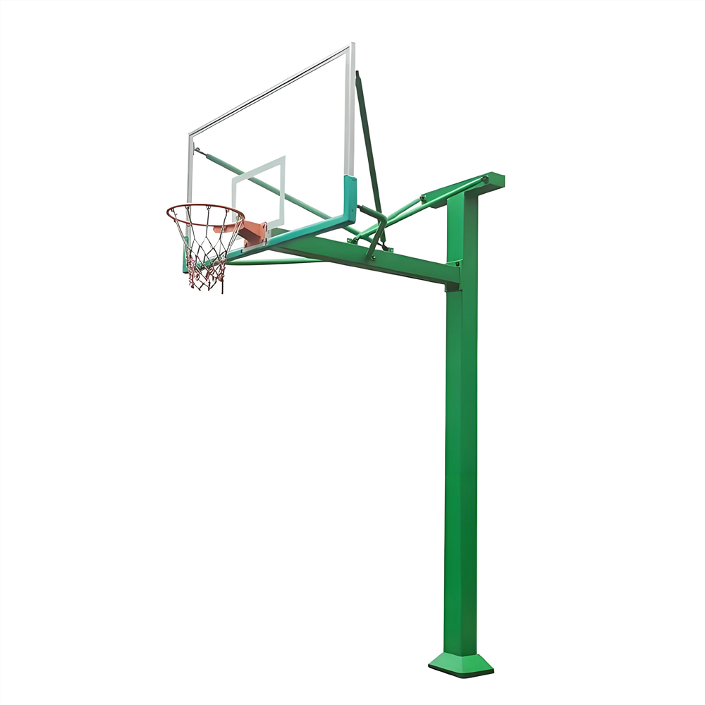 High-quality ground-mounted basketball hoop installation solution